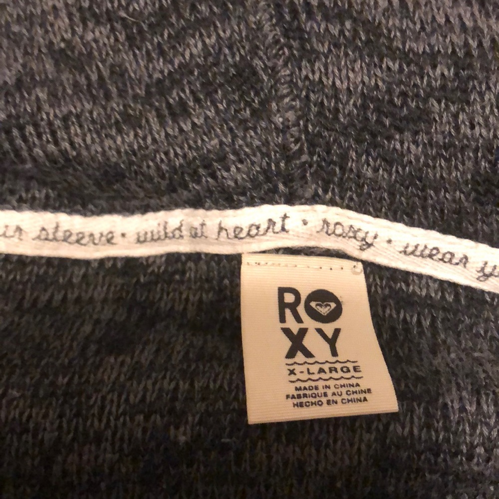 Roxy Charcoal Gray Hoodie - Picture 2 of 5